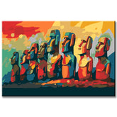 Painting by Numbers Sculptures Abstract